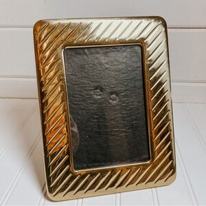 Vintage Gold Brassy Picture Frame
